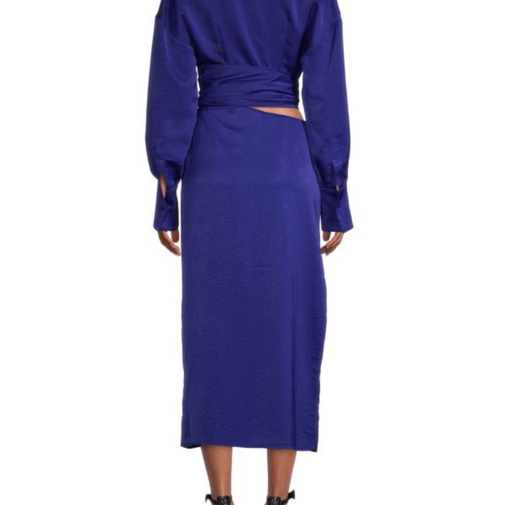 RONNY KOBO
Ranell Tie-Front Dress
